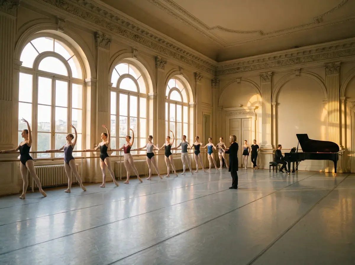 女性芭蕾形体训练课堂 - 尤物视频